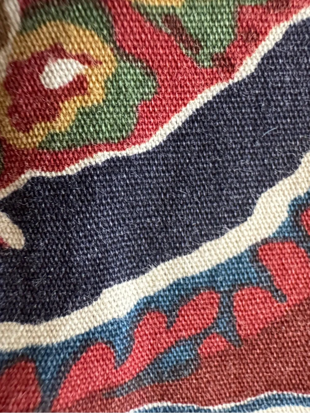 Vintage Lauren Ralph Lauren Home Paisley Standard Pillowcase Navy Cotton